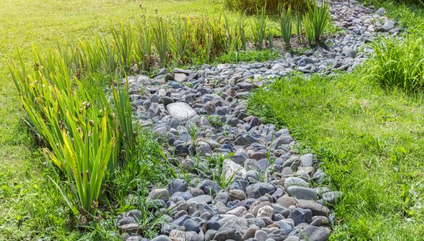 River Rock Garden Installation in Marco Island