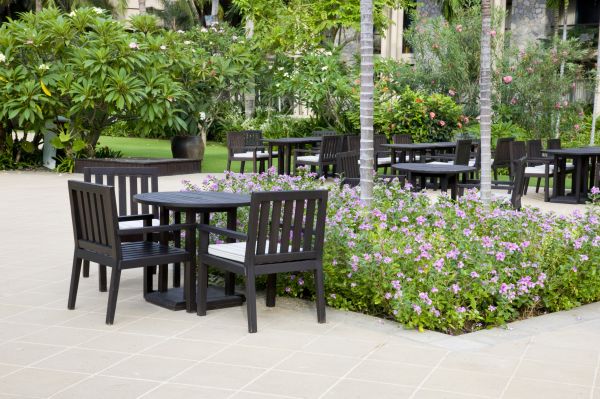 Courtyard Landscaping in Marco Island