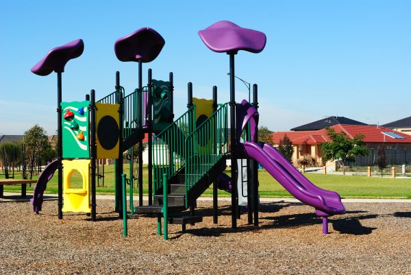 Playground Mulch Removal in Marco Island