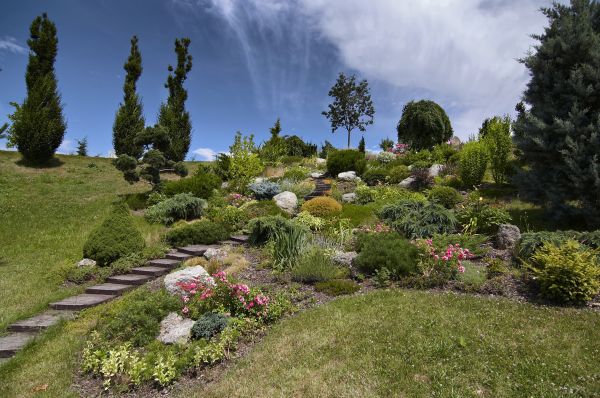 Steep Terrain Landscaping in Marco Island