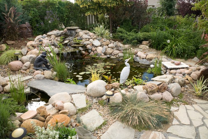 Pond Waterfall Installation